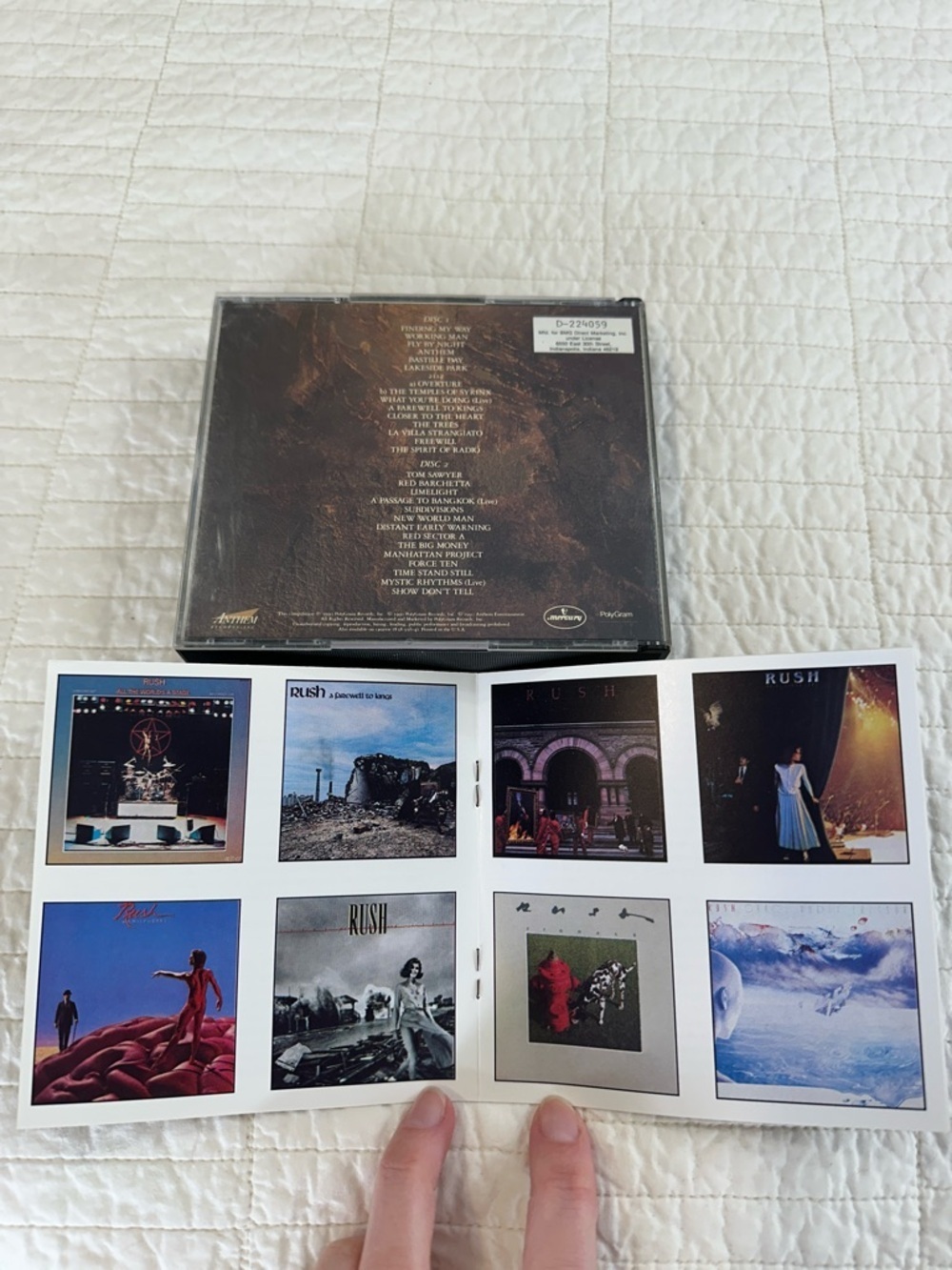 RUSH Vintage Chronicles CD Set 1990 cd 1 & 2 & booklet - Picture 3 of 6